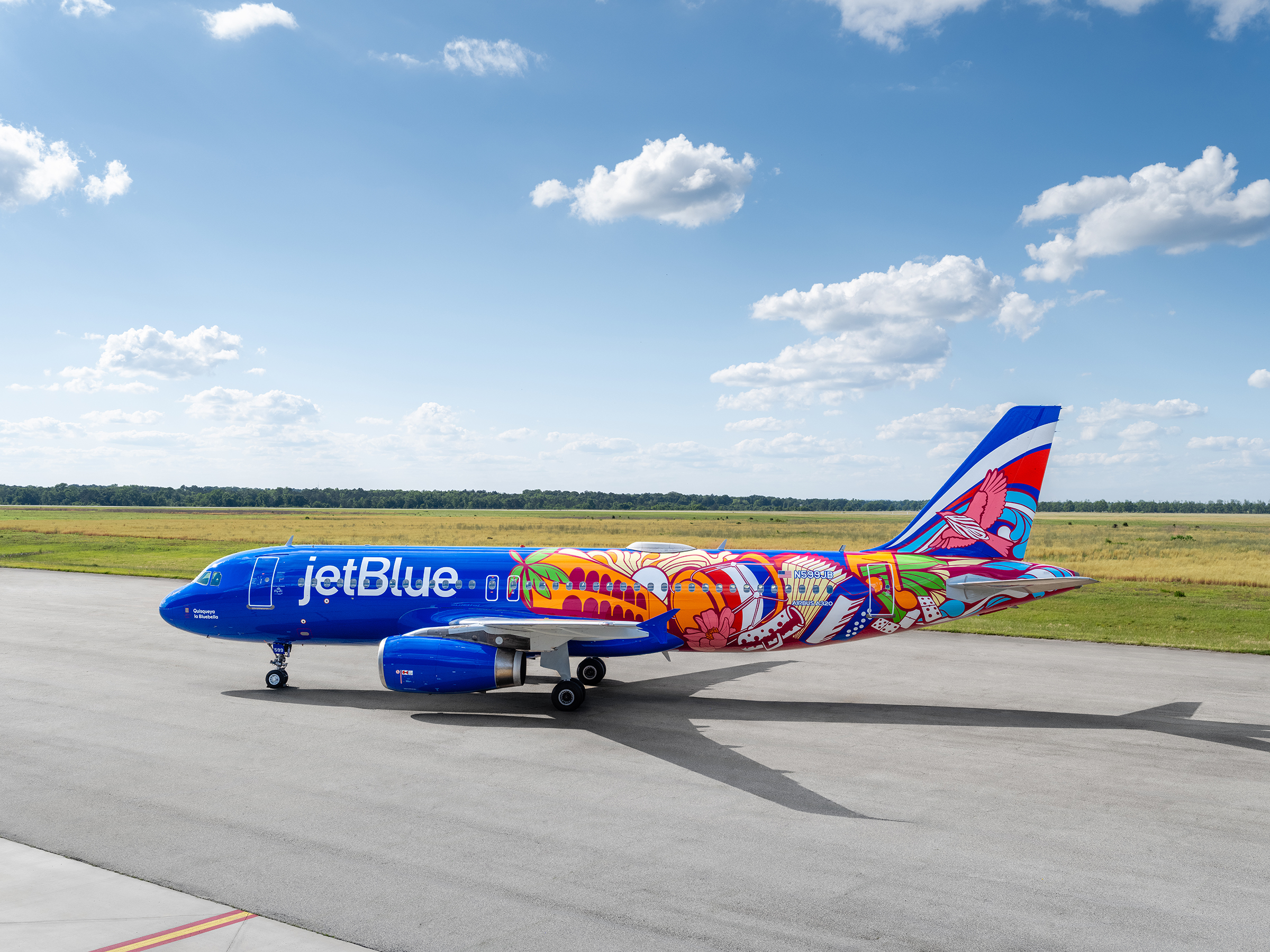 JetBlue Celebra el Orgullo Dominicano con el Diseño Especial de Aeronave ‘Quisqueya la Bluebella’