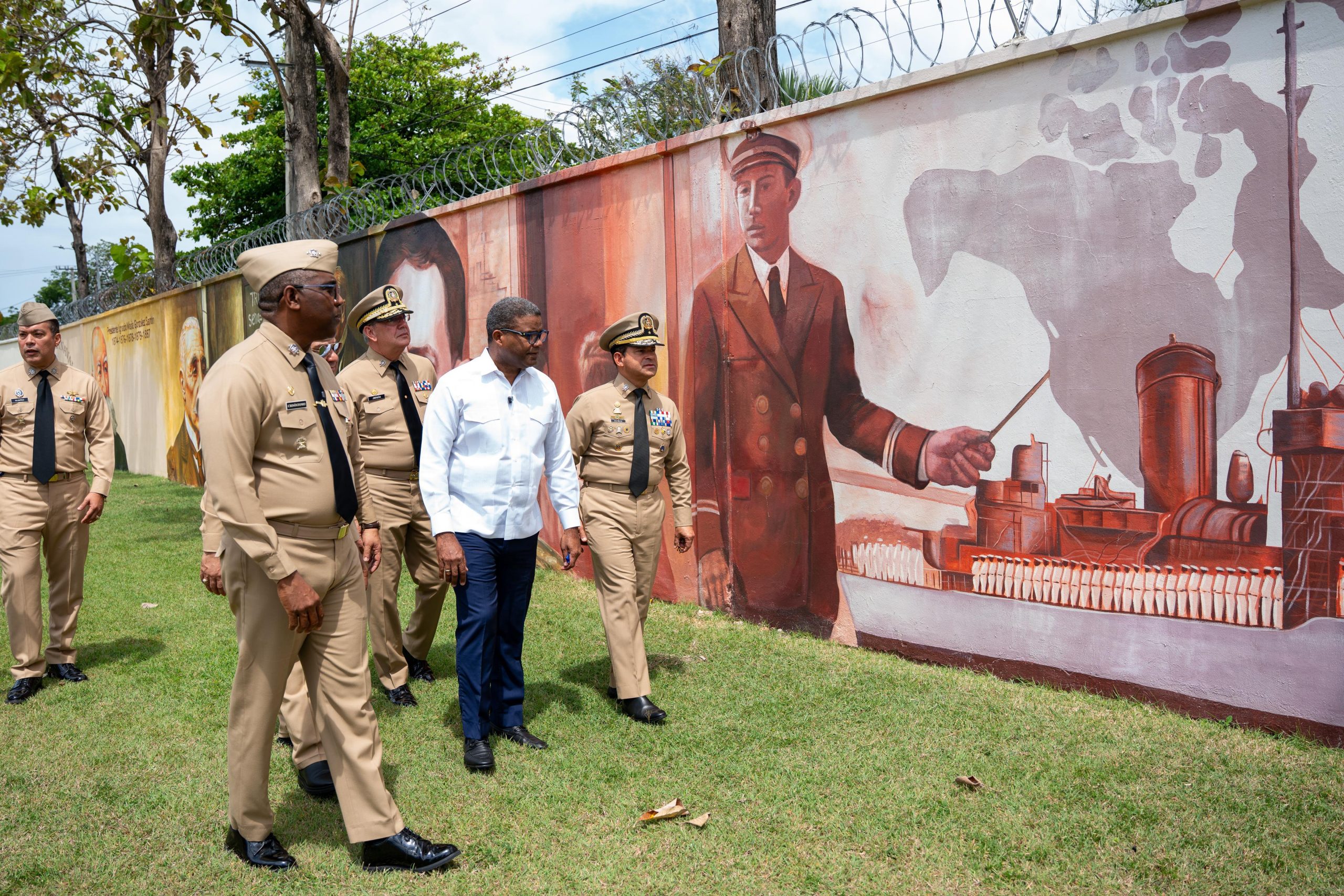 Propeep inaugura Paseo de los Colores en la Armada Dominicana en reconocimiento a su legado histórico naval